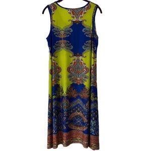 Brand new sleeveless multicolor dress size L